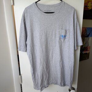 Vineyard Vines Gray Baseball Cotton Tee Size XL